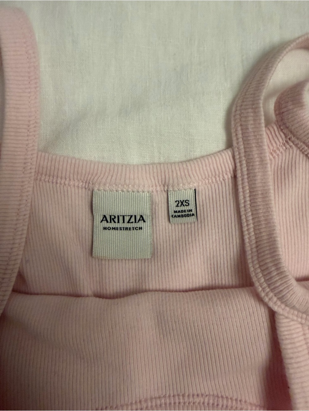 Aritzia - Homestretch Rib Spectrum Cami Tank - Villa Pink & Jazz Blue - 2XS !! 💘 - Picture 7 of 7